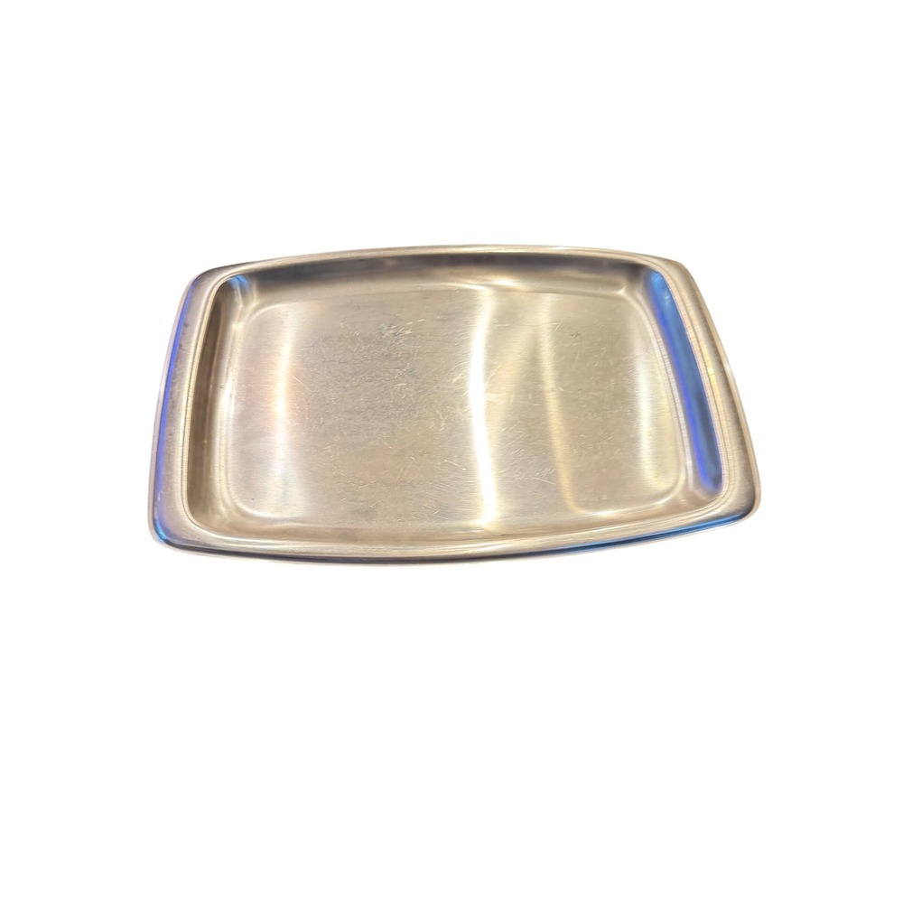 Oneida Sambonet 18-10 Stainless Steel Serving Tray Italy Rectangular Platter